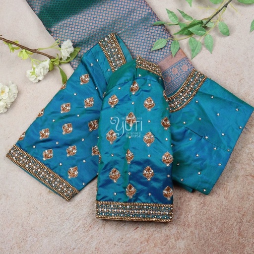 Blue Zardosi Design