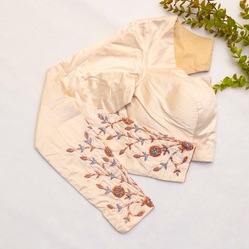 The perfectlight peach bridal blouse