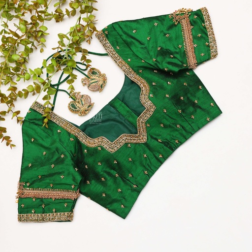 The new Light Forest Green Bridal Blouse