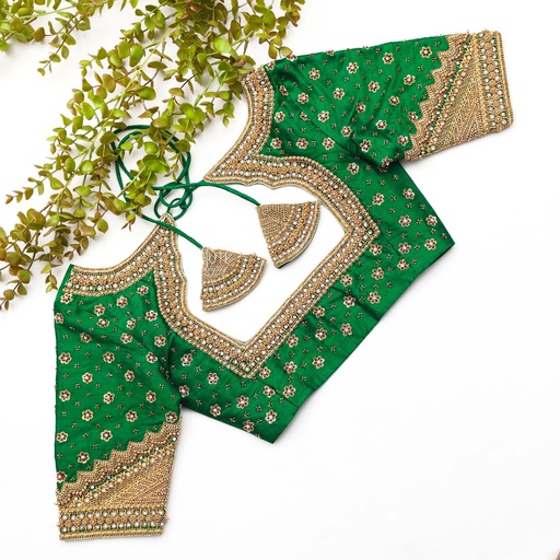 Green Bridal Blouse